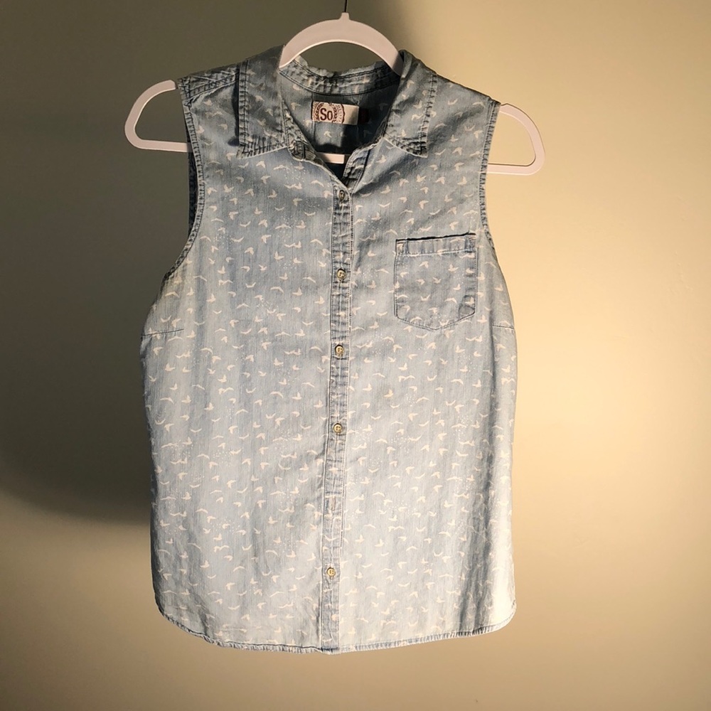 Button up tank